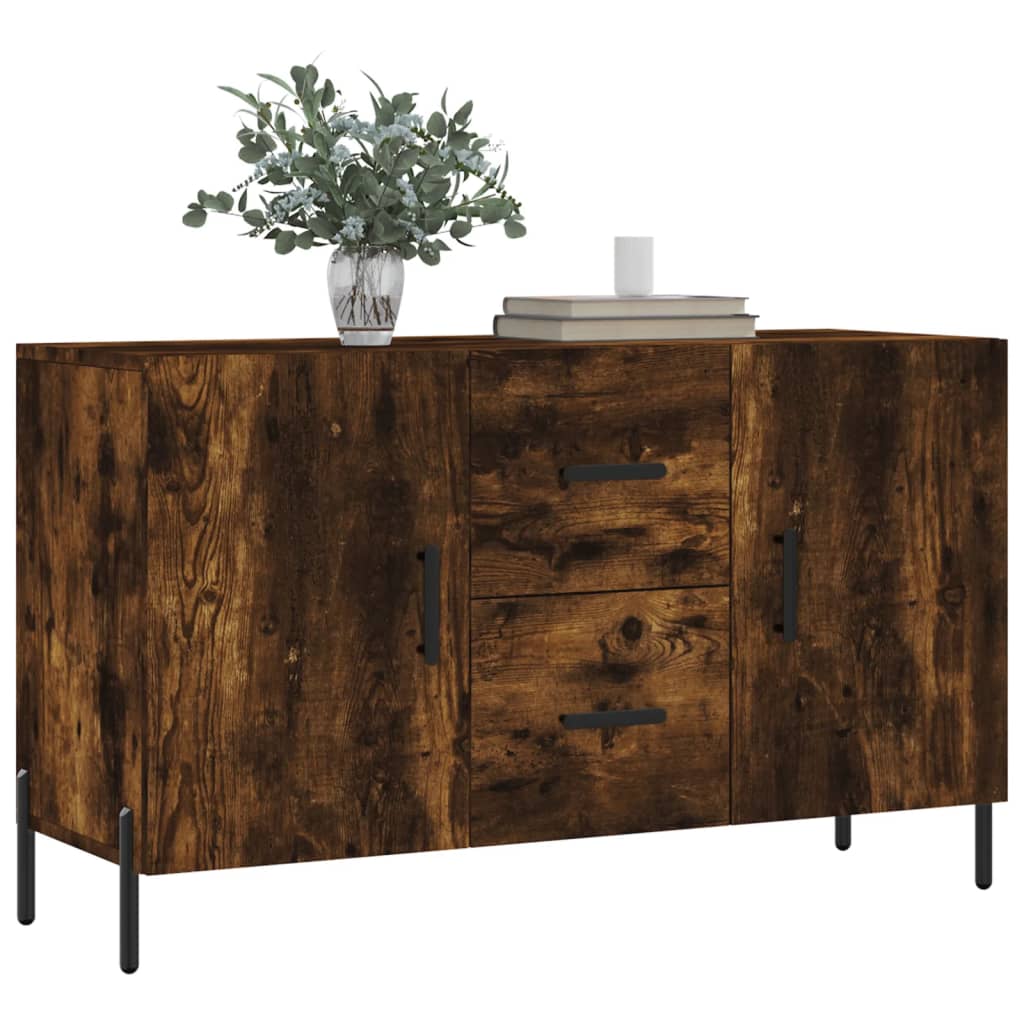 Komoda siva boja betona 100x36x60 cm od konstruiranog drva