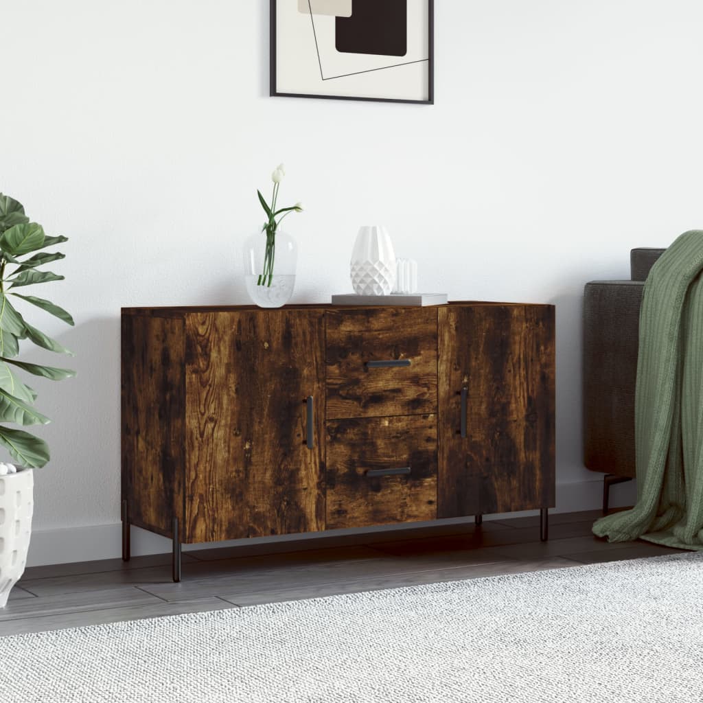 Komoda siva boja betona 100x36x60 cm od konstruiranog drva
