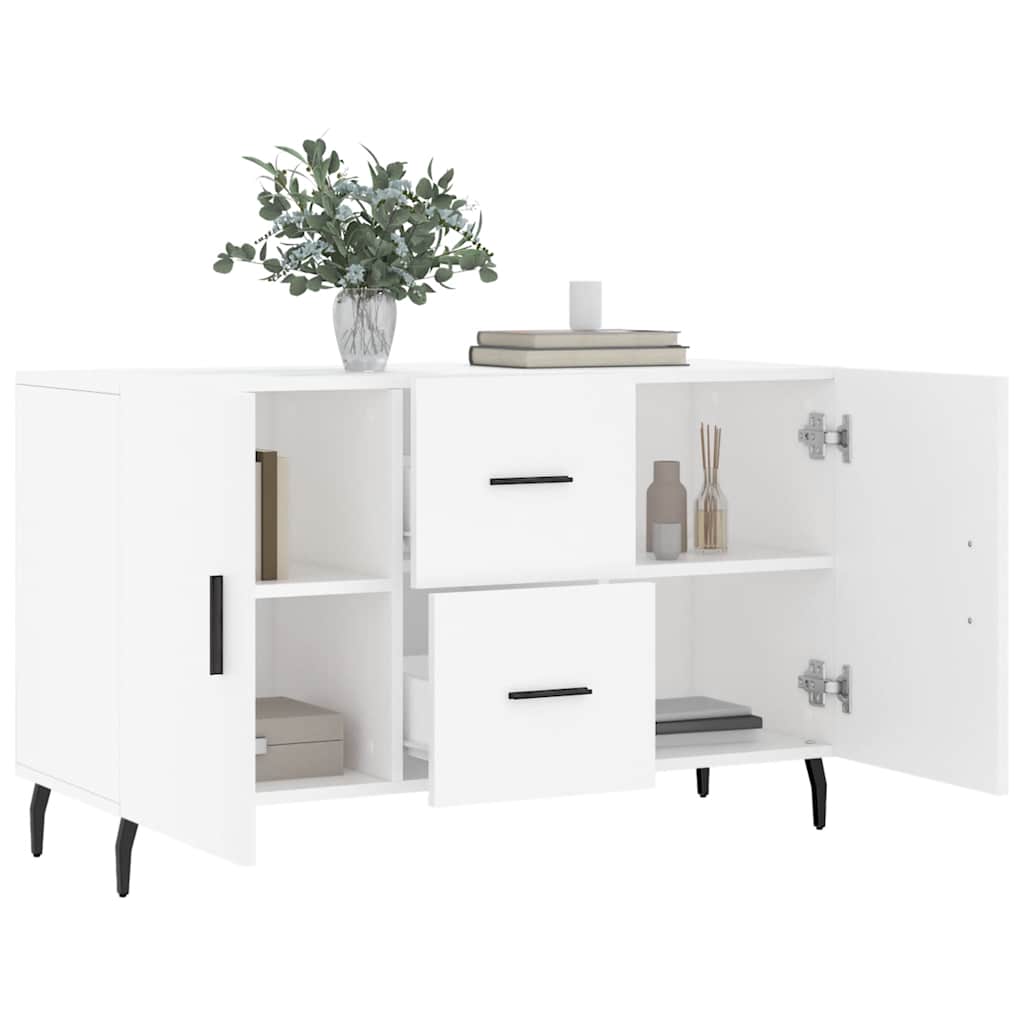 Komoda bijela 100x36x60 cm od konstruiranog drva