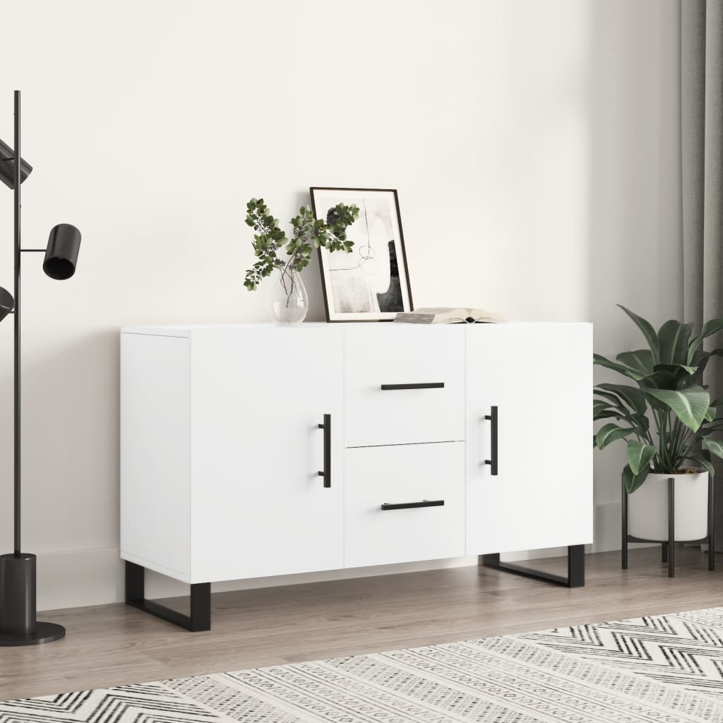 Komoda bijela 100x36x60 cm od konstruiranog drva
