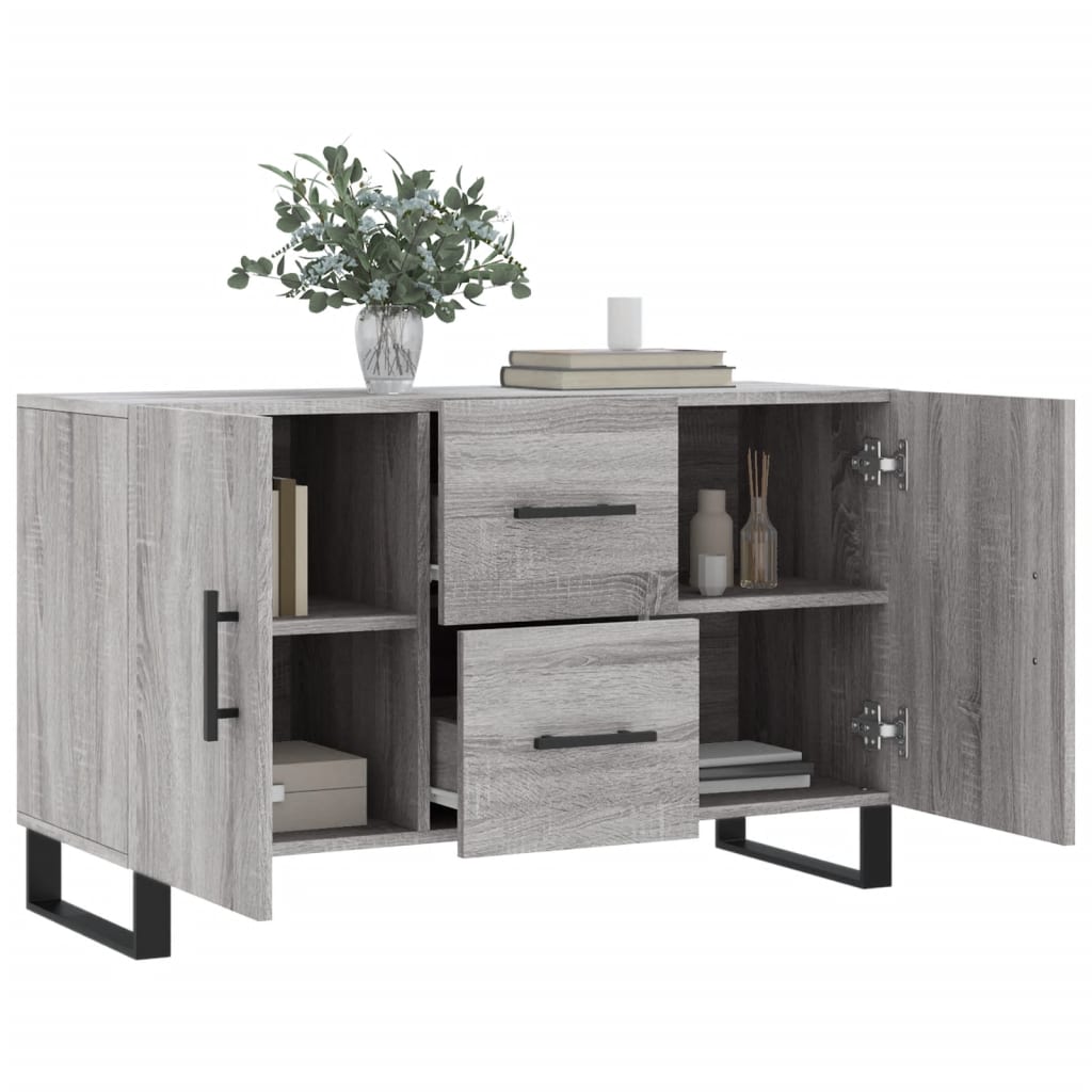 Komoda boja hrasta sonome 100 x 36 x 60 cm konstruirano drvo