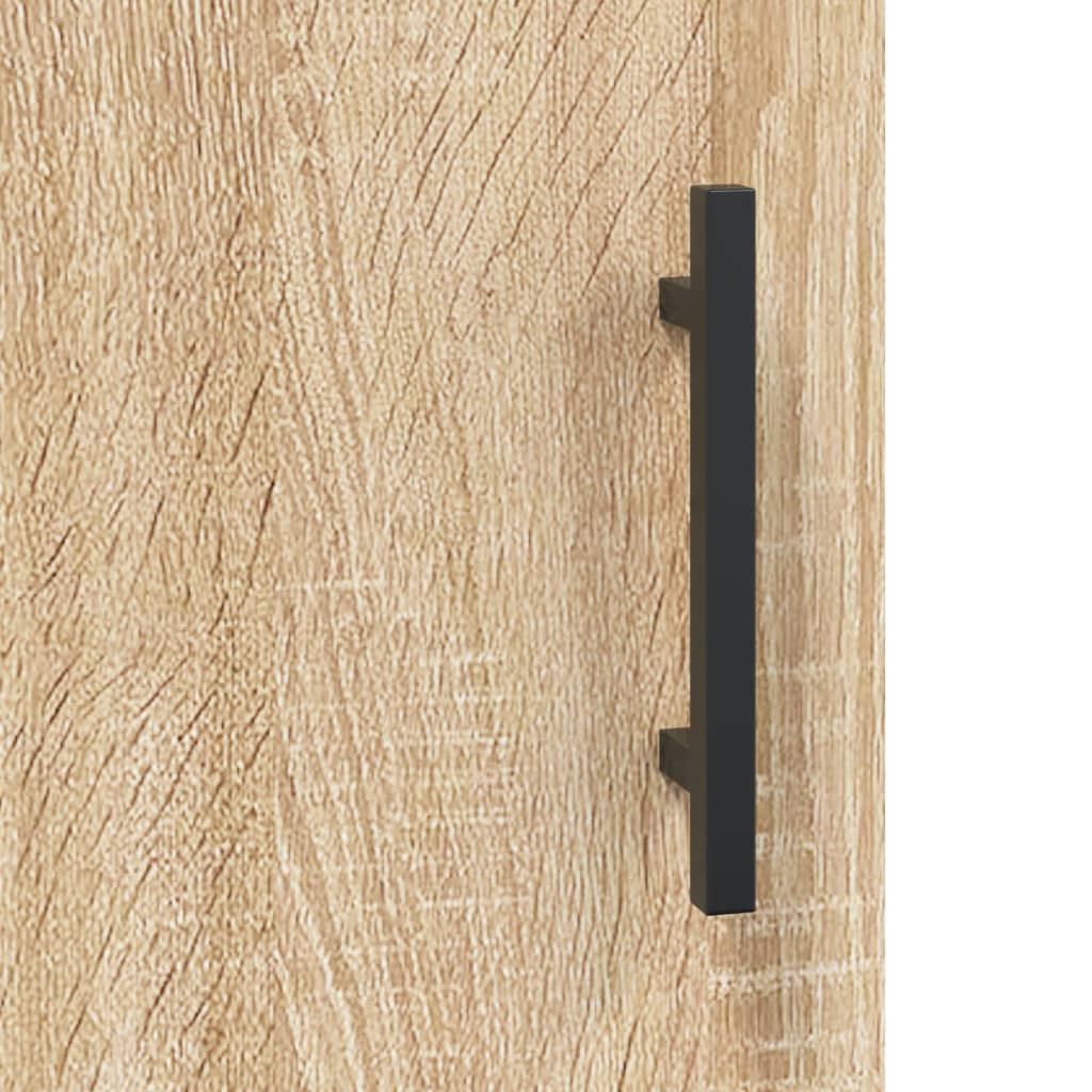 Visoka komoda boja hrasta 69,5 x 31 x 115 cm konstruirano drvo
