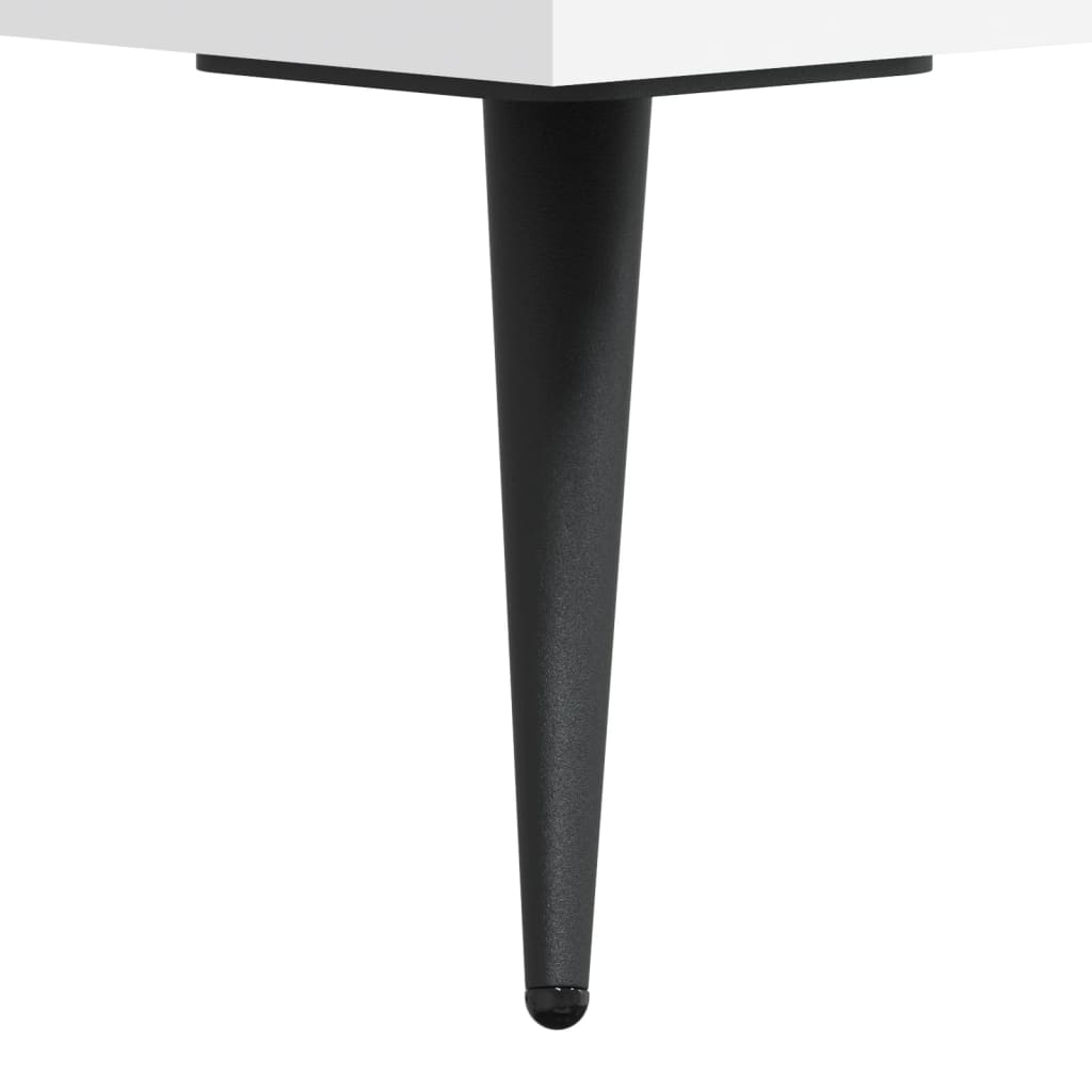 Visoka komoda bijela 69,5 x 31 x 115 cm od konstruiranog drva