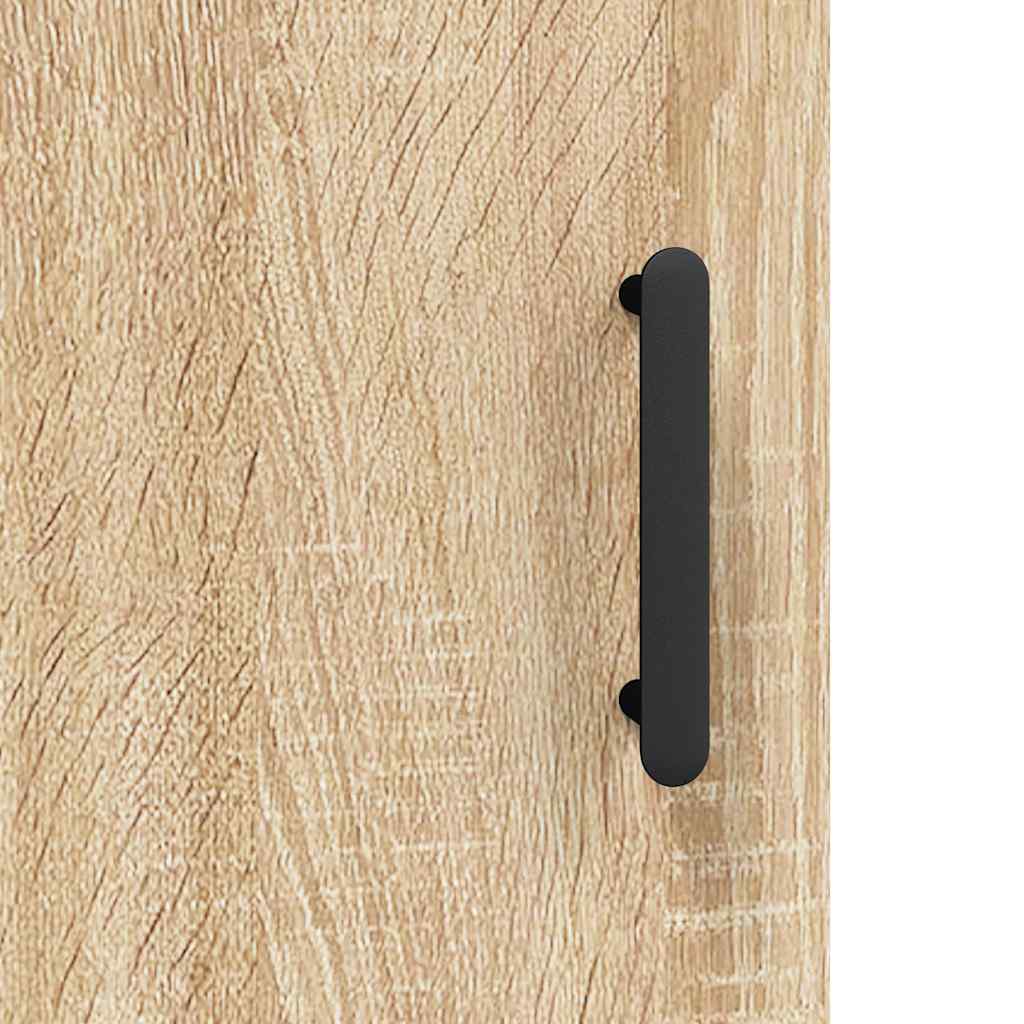 Visoka komoda boja hrasta 69,5 x 31 x 115 cm konstruirano drvo