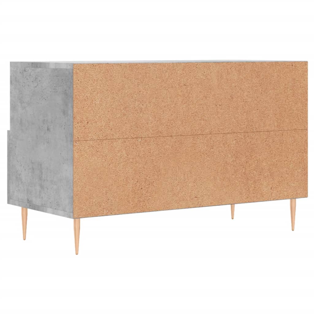 TV ormarić boja betona 80 x 36 x 50 cm konstruirano drvo