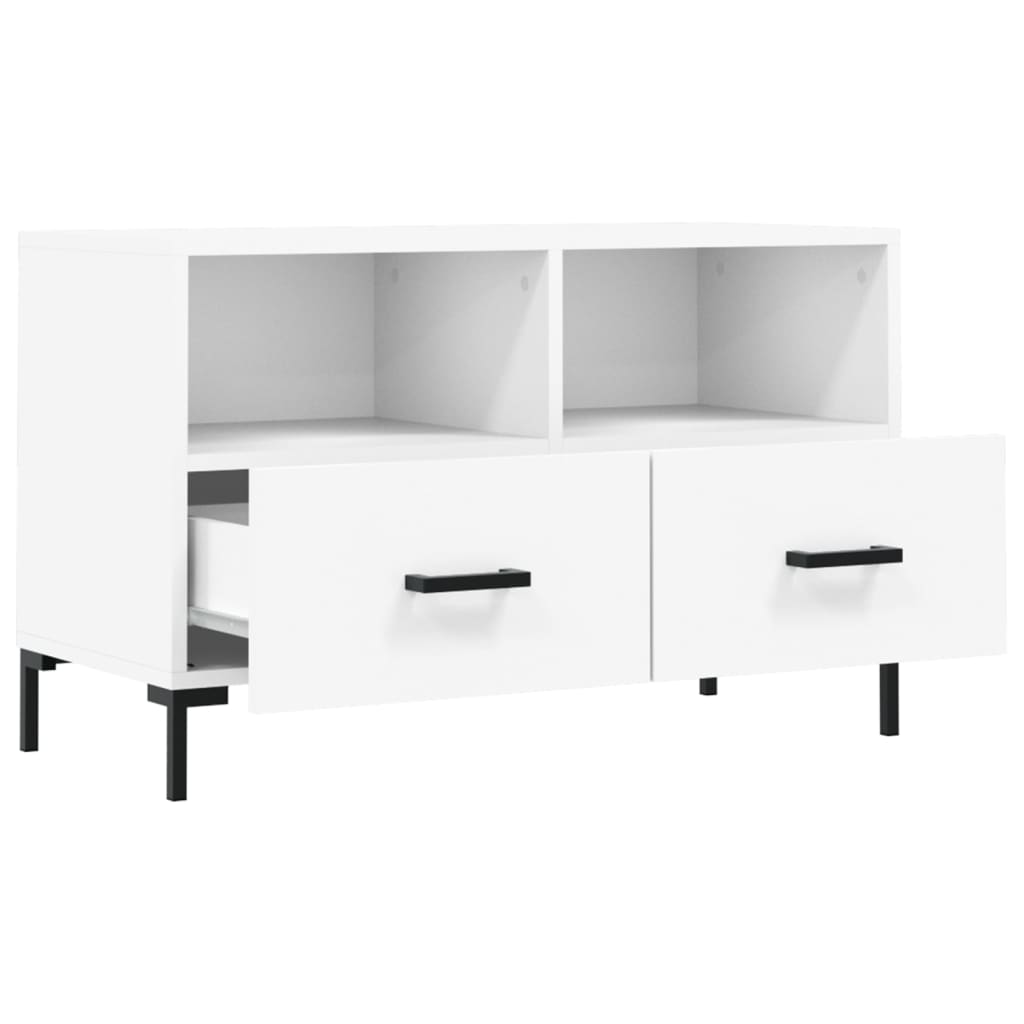 TV ormarić bijeli 80 x 36 x 50 cm od konstruiranog drva