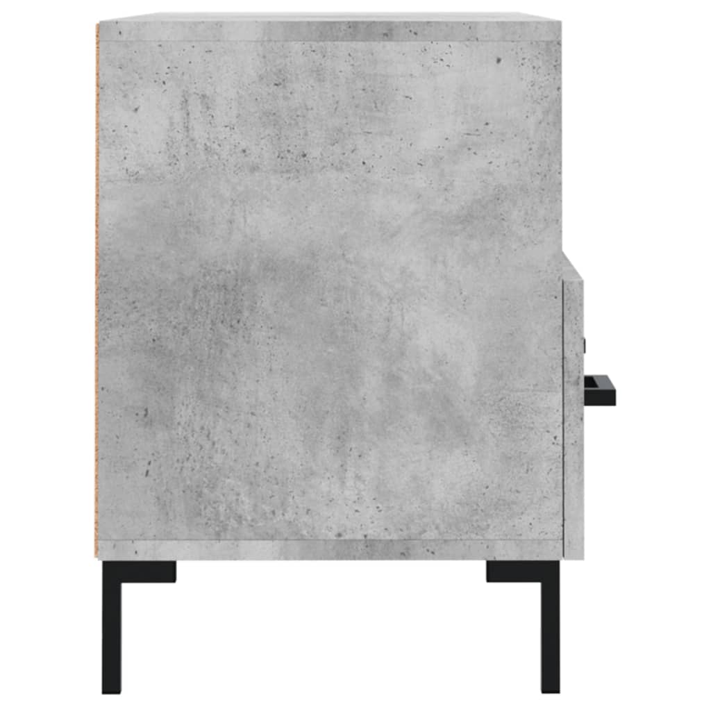 TV ormarić boja betona 80 x 36 x 50 cm konstruirano drvo