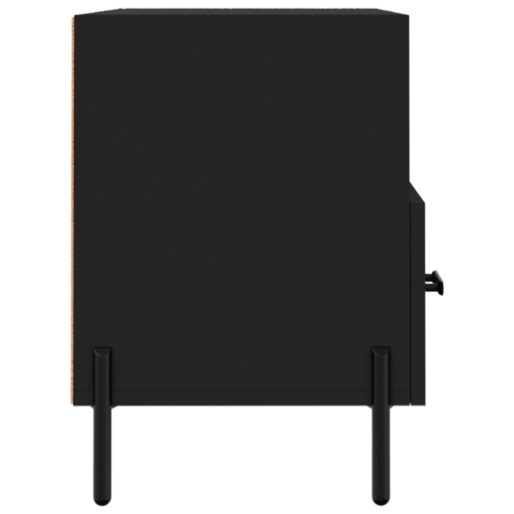TV ormarić crni 80 x 36 x 50 cm od konstruiranog drva