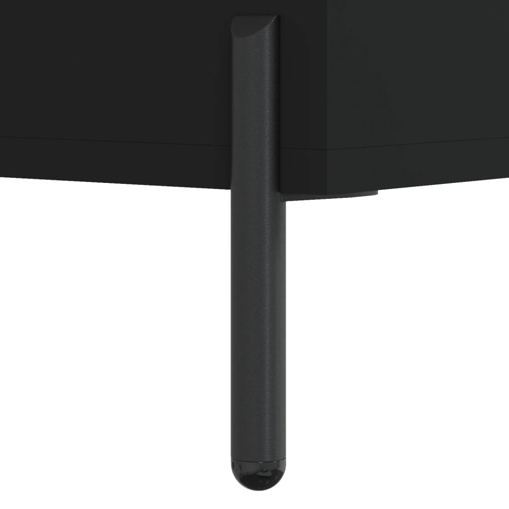 TV ormarić crni 80 x 36 x 50 cm od konstruiranog drva