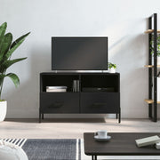 TV ormarić crni 80 x 36 x 50 cm od konstruiranog drva