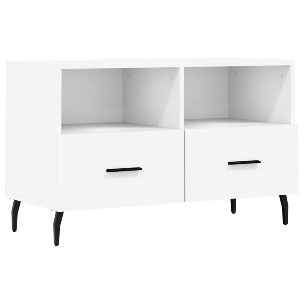 TV ormarić bijeli 80 x 36 x 50 cm od konstruiranog drva