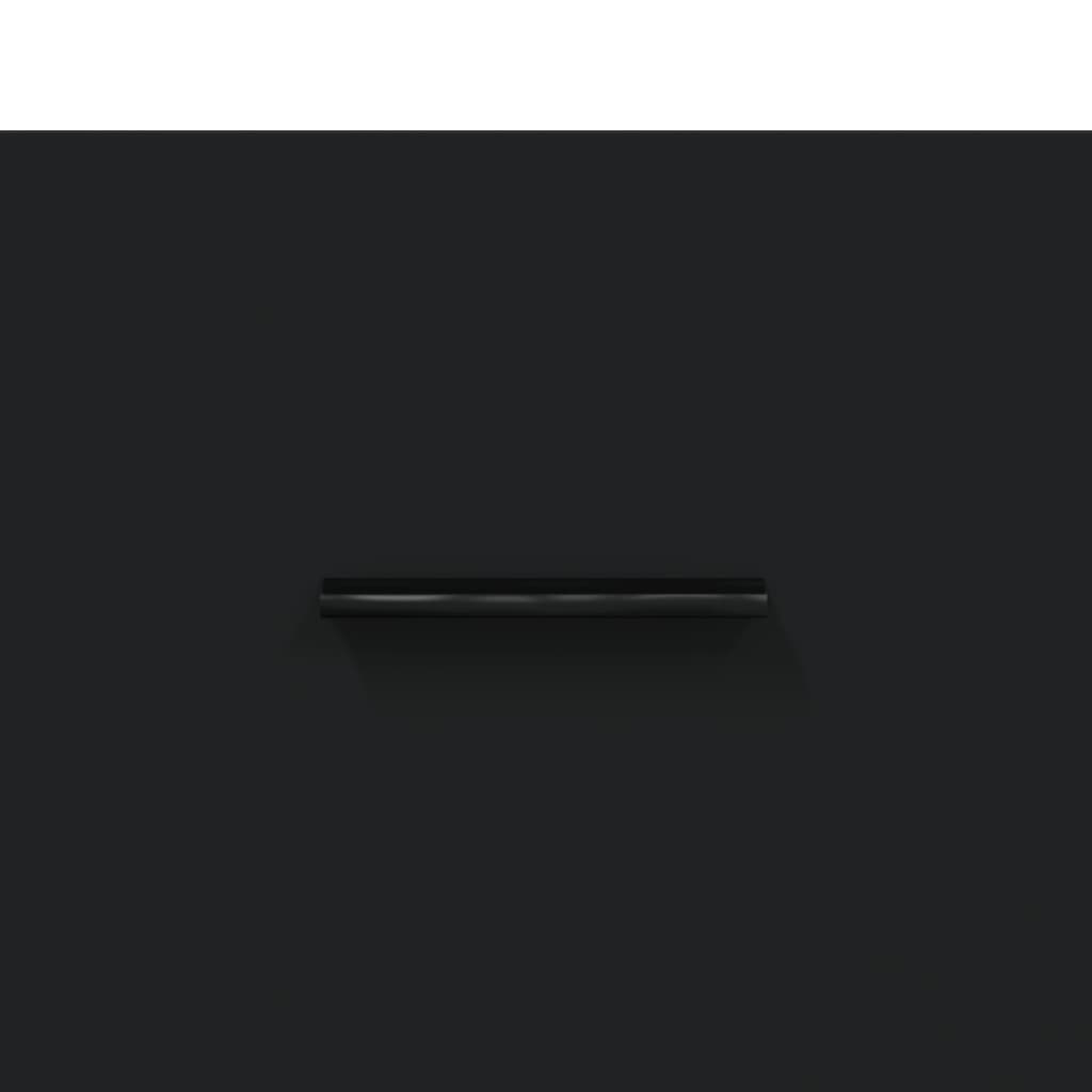 TV ormarić crni 80 x 36 x 50 cm od konstruiranog drva