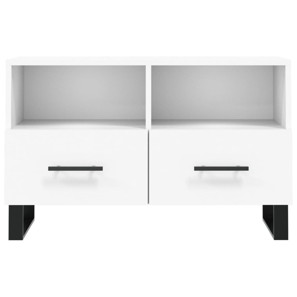 TV ormarić bijeli 80 x 36 x 50 cm od konstruiranog drva