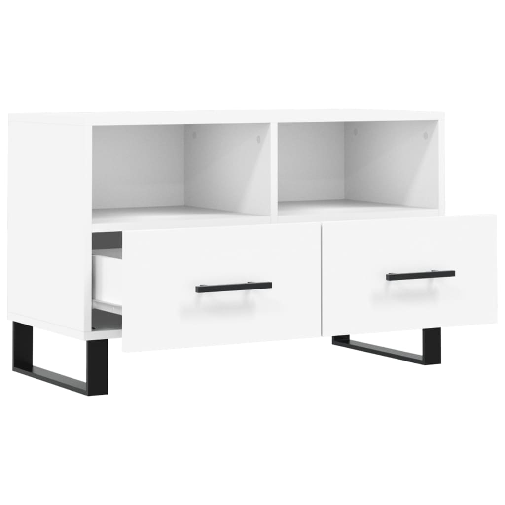 TV ormarić bijeli 80 x 36 x 50 cm od konstruiranog drva