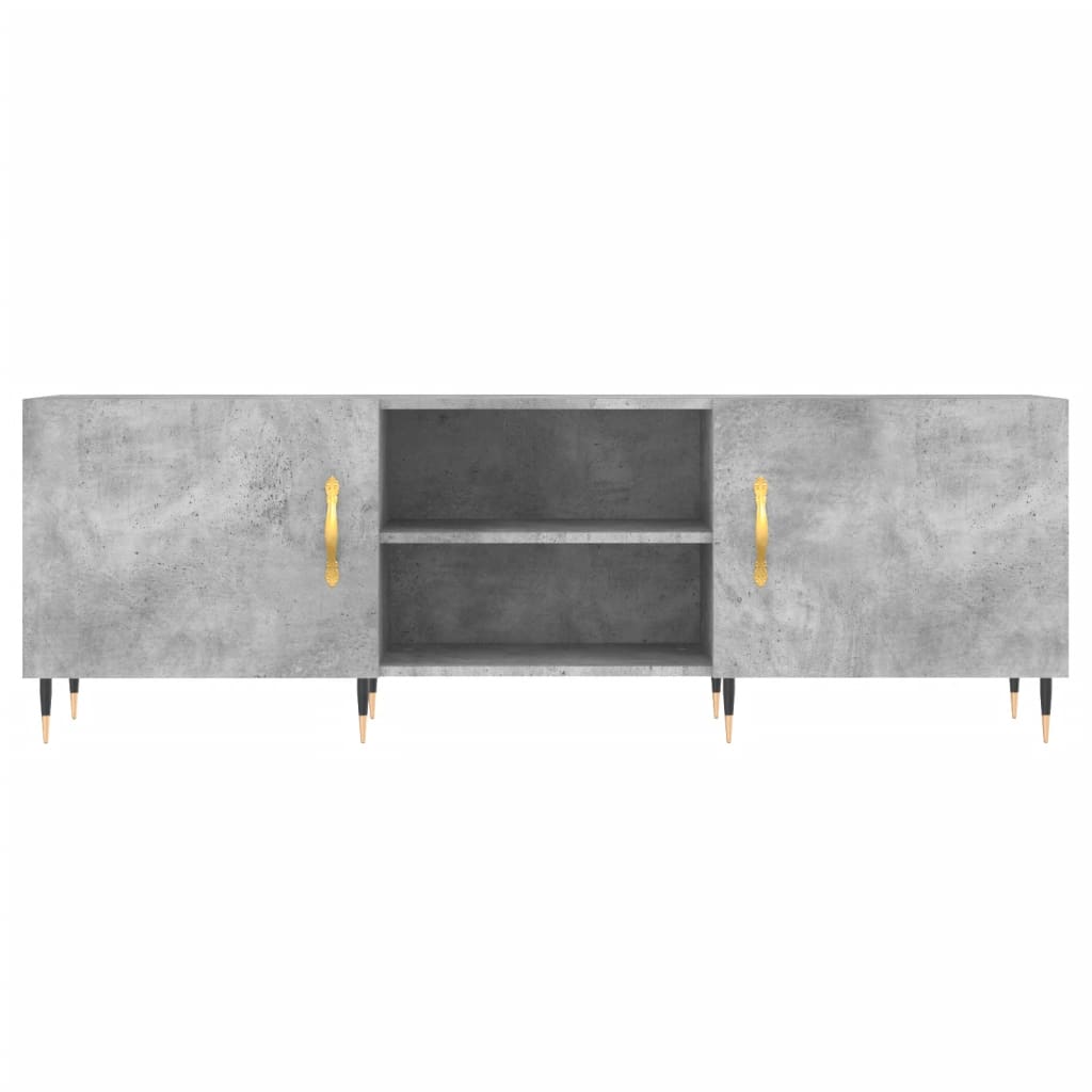 TV ormarić boja betona 150x30x50 cm od konstruiranog drva