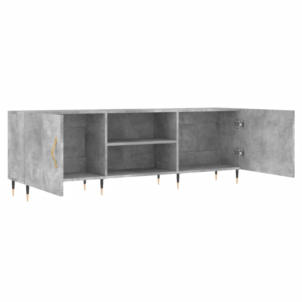TV ormarić boja betona 150x30x50 cm od konstruiranog drva