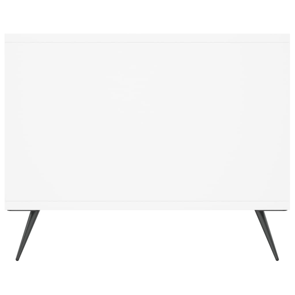 Stolić za kavu bijeli 102 x 50 x 40 cm od konstruiranog drva