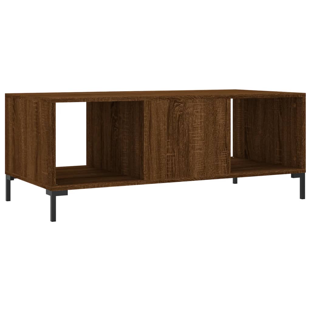 Stolić za kavu boja hrasta 102 x 50 x 40 cm konstruirano drvo