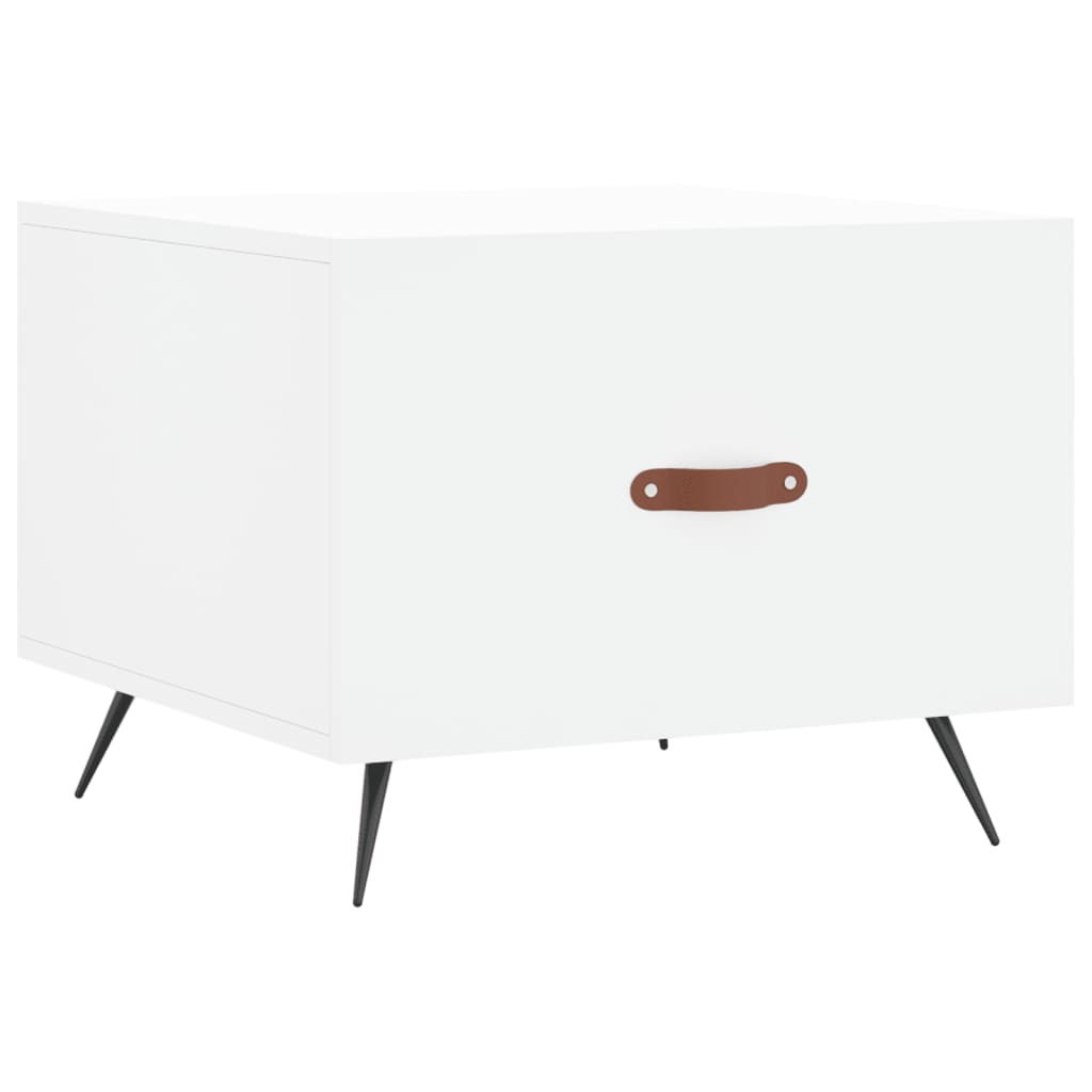 Stolići za kavu 2 kom bijeli 50x50x40 cm od konstruiranog drva
