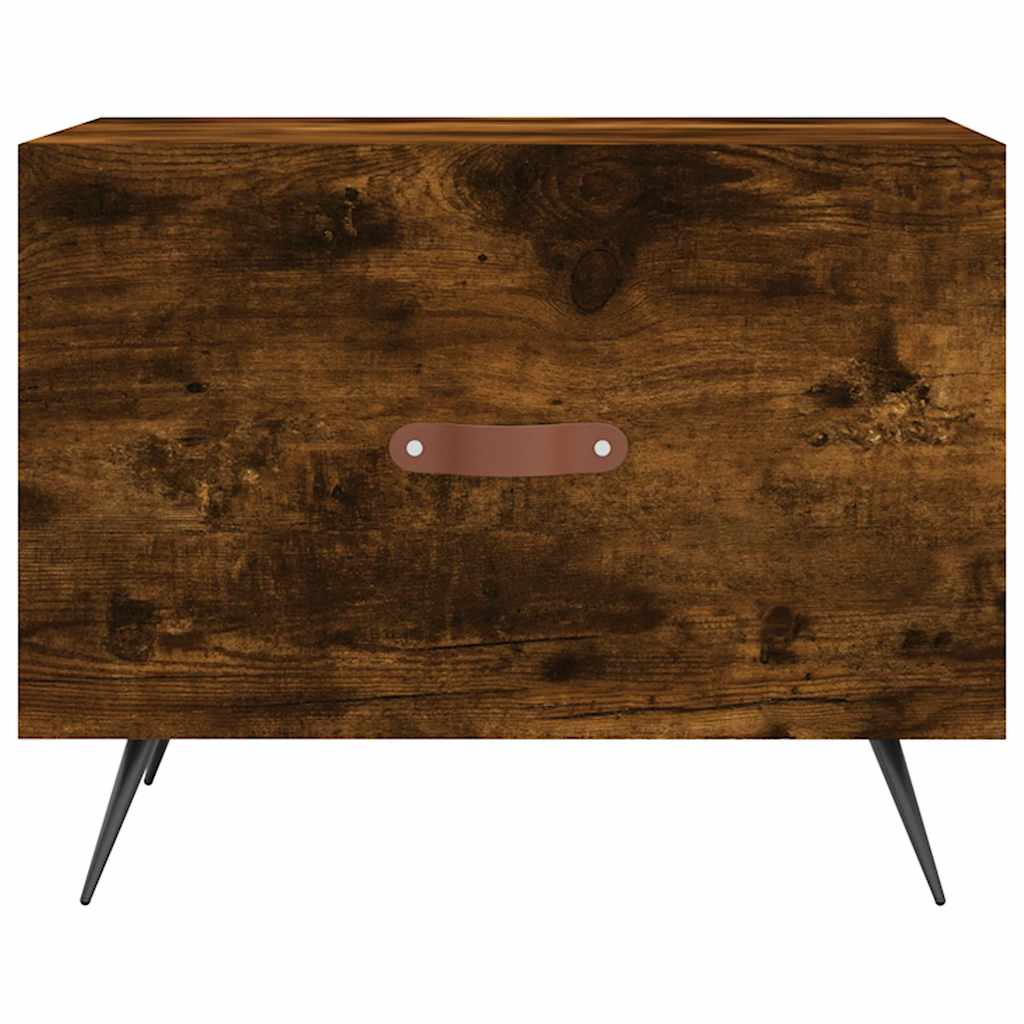 Stolići za kavu 2 kom boja hrasta 50x50x40 cm konstruirano drvo