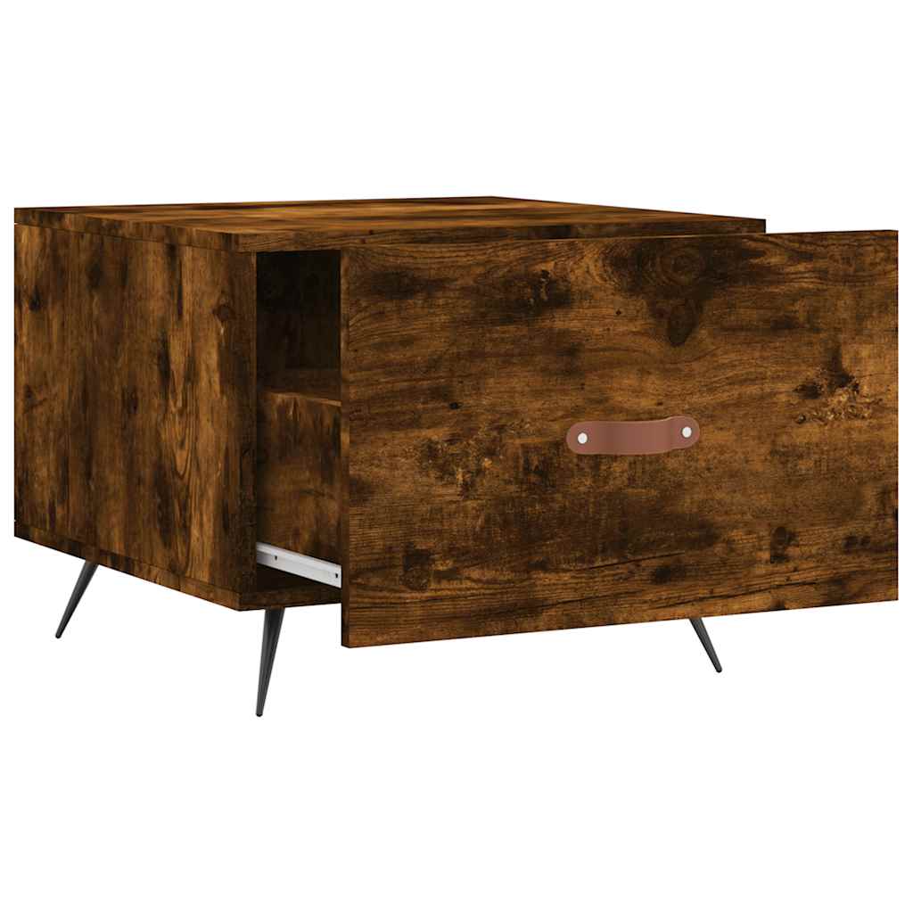 Stolići za kavu 2 kom boja hrasta 50x50x40 cm konstruirano drvo
