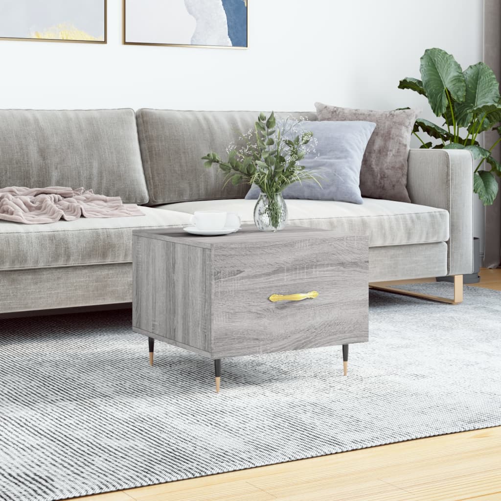 Stolići za kavu sjajni 50x50x40 konstruirano drvo