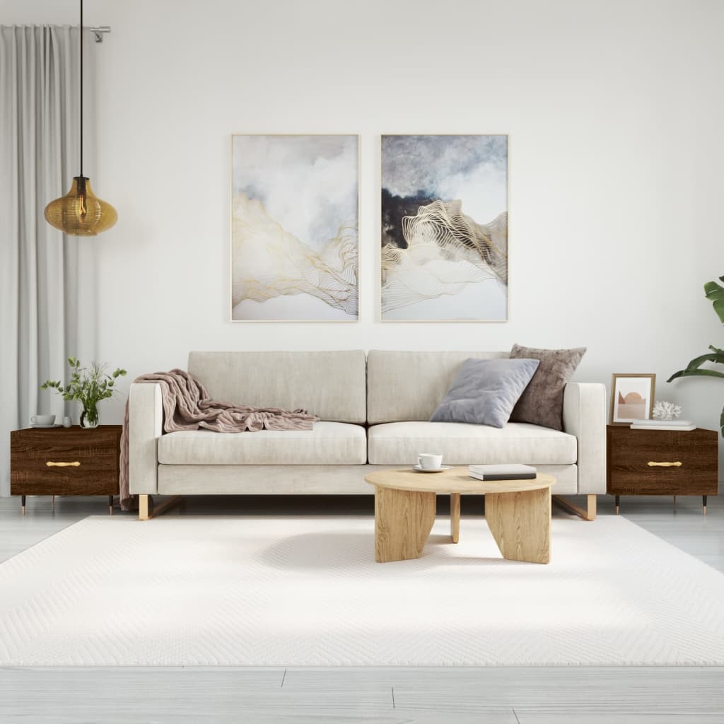 Stolići za kavu sjajni 50x50x40 konstruirano drvo