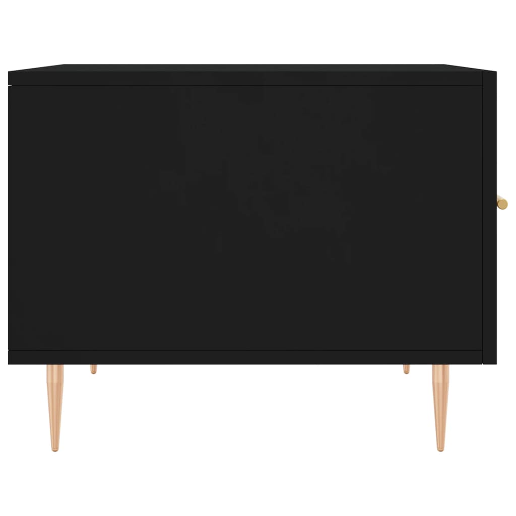 Stolići za kavu 2 kom crni 50x50x40 cm od konstruiranog drva