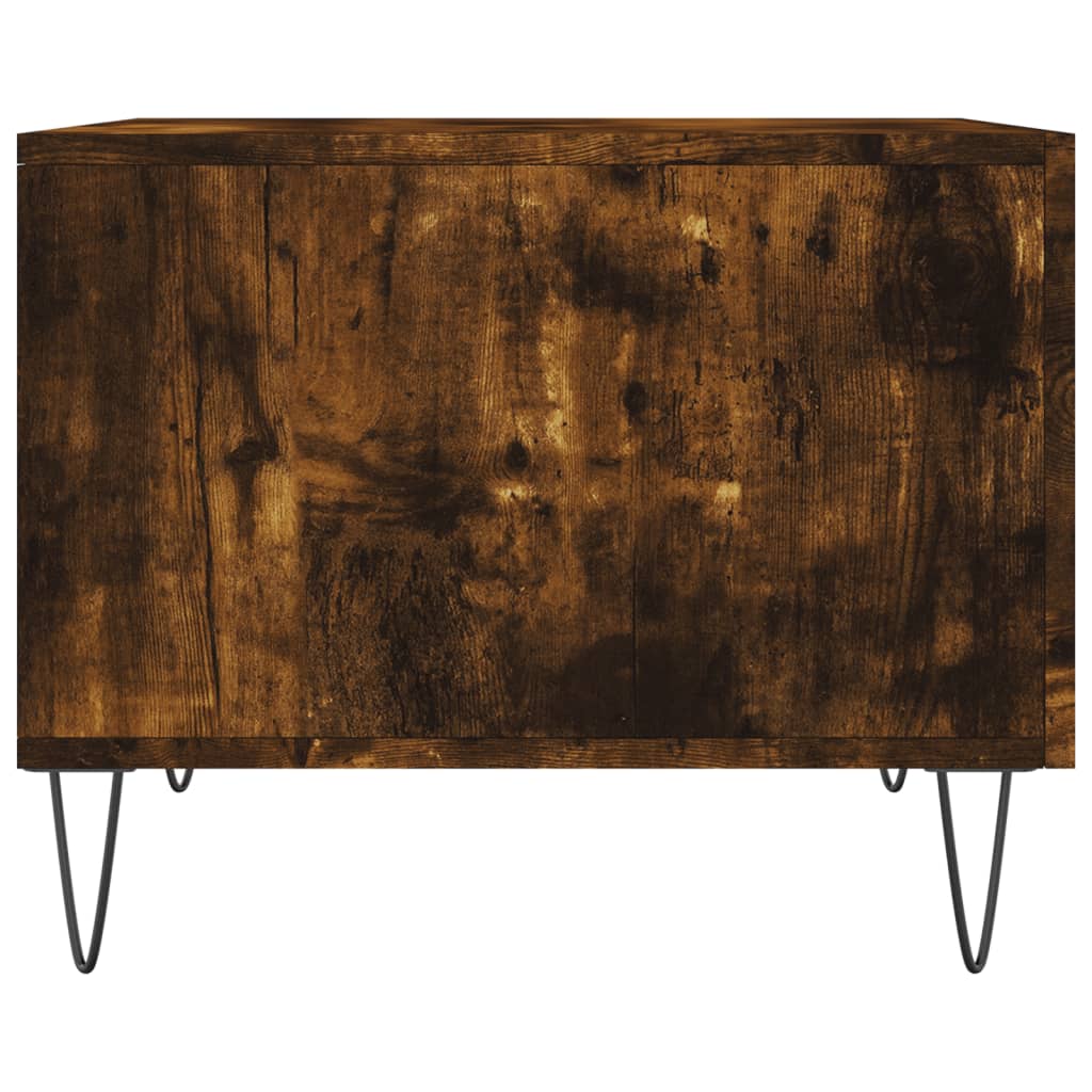 Stolići za kavu 2 kom boja hrasta 50x50x40 cm konstruirano drvo