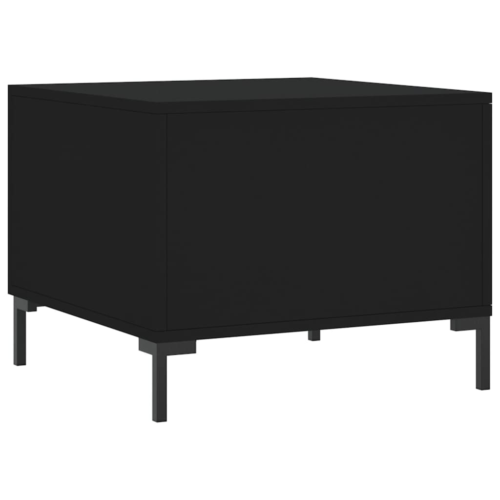 Stolići za kavu 2 kom crni 50x50x40 cm od konstruiranog drva