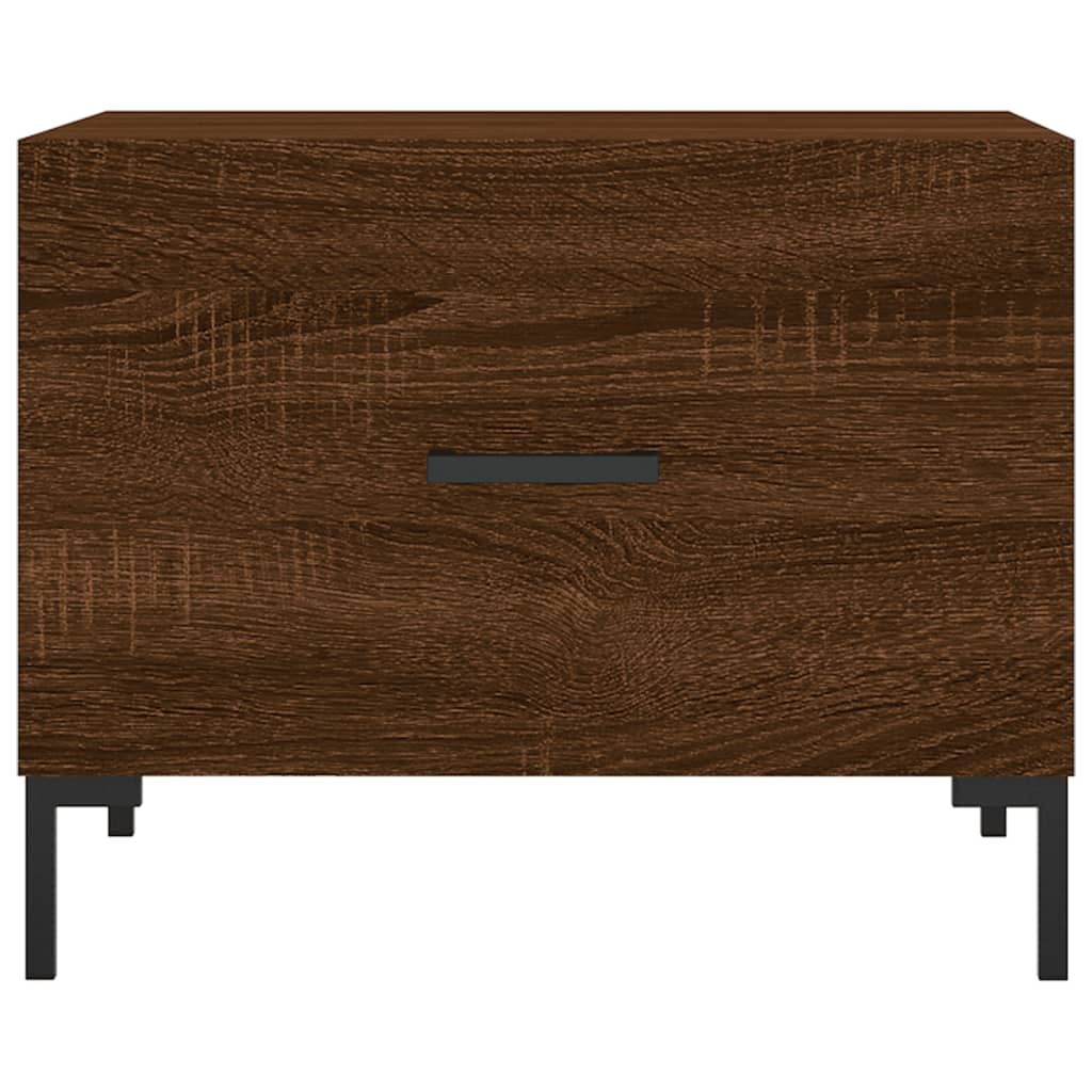 Stolići za kavu 2 kom boja hrasta 50x50x40 cm konstruirano drvo