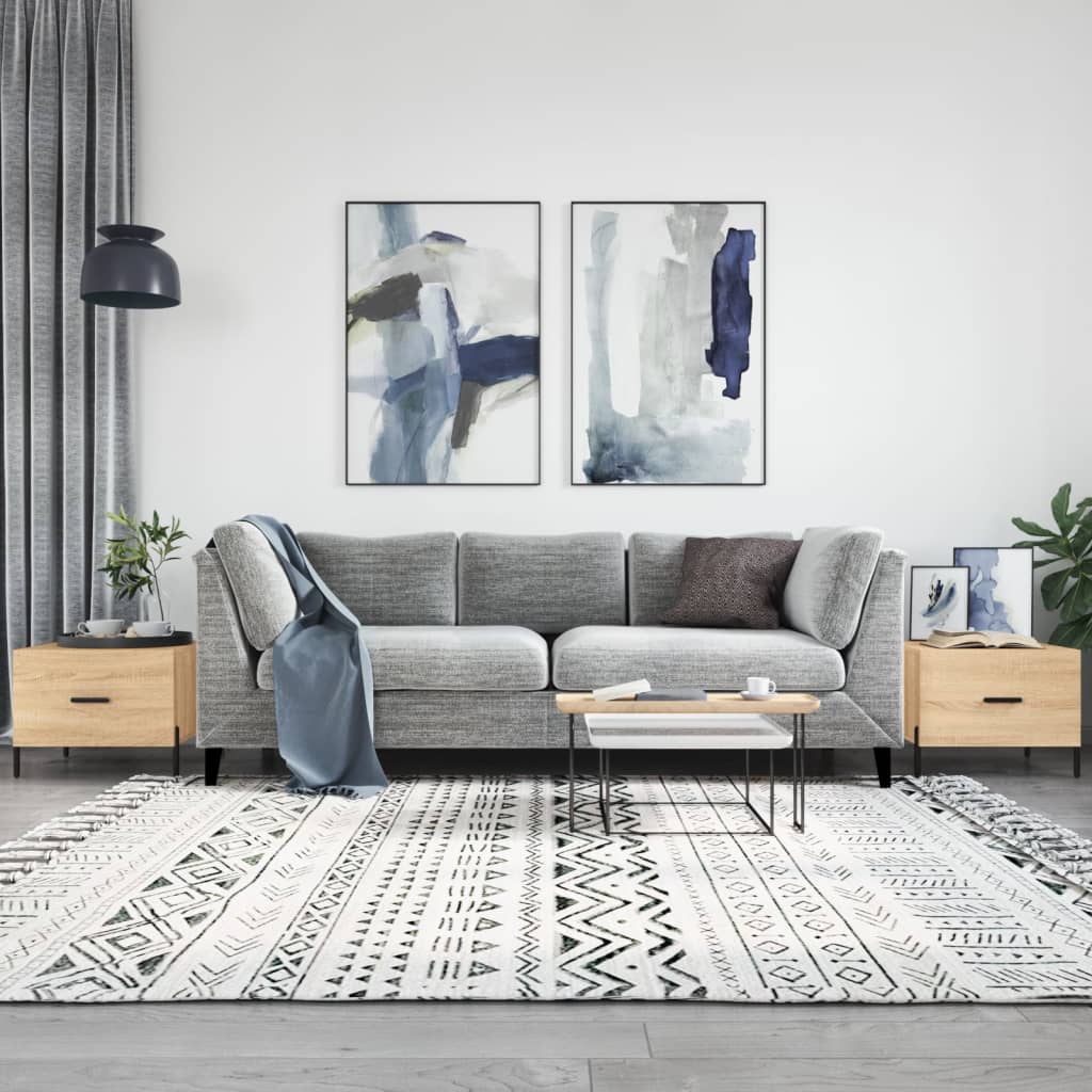 Stolić za kavu boja hrasta 50 x 50 x 40 cm konstruirano drvo