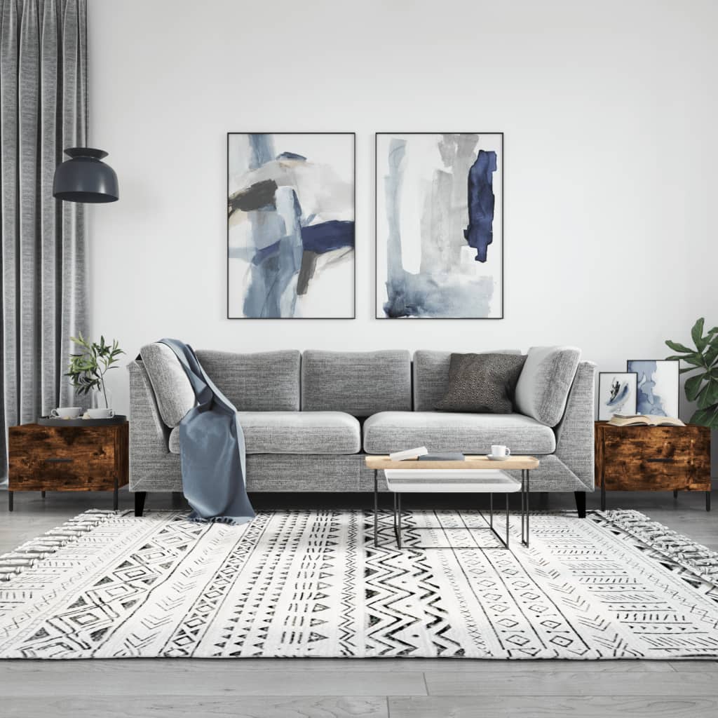 Stolić za kavu boja hrasta 50 x 50 x 40 cm konstruirano drvo