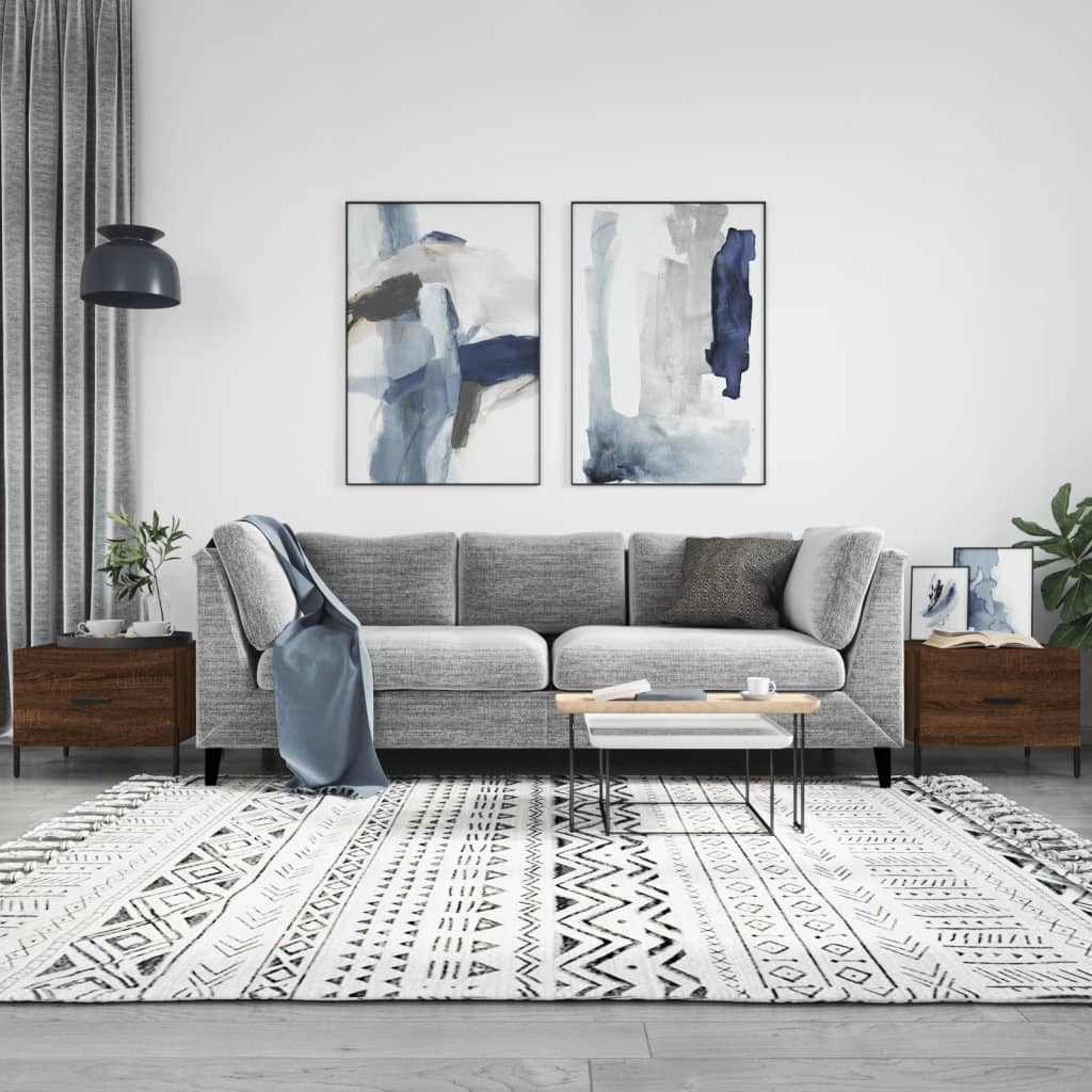 Stolić za kavu boja hrasta 50 x 50 x 40 cm konstruirano drvo