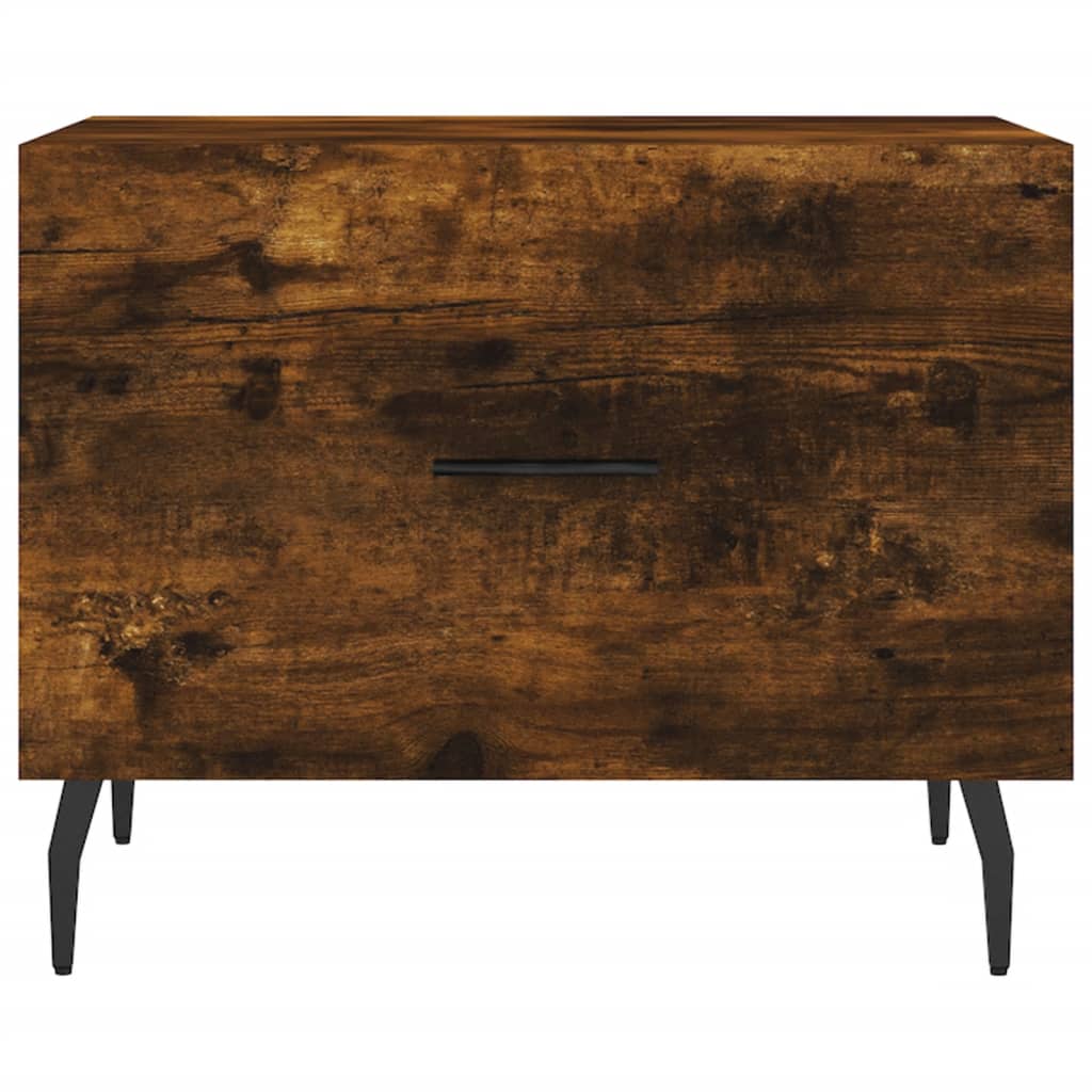 Stolići za kavu 2 kom boja hrasta 50x50x40 cm konstruirano drvo