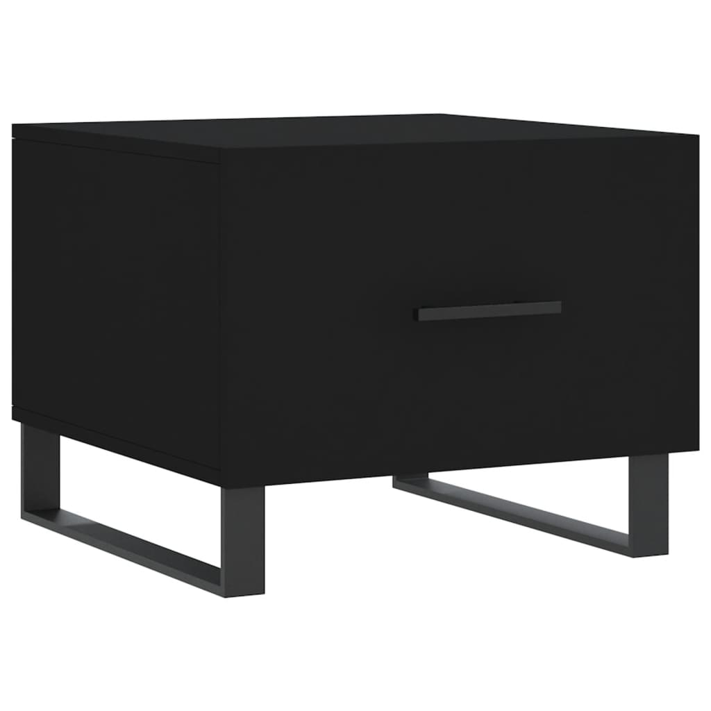 Stolići za kavu 2 kom crni 50x50x40 cm od konstruiranog drva