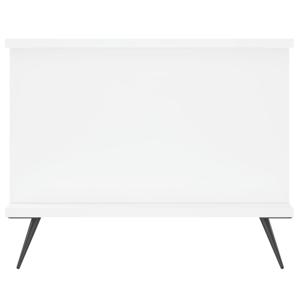 Stolić za kavu bijeli 90 x 50 x 40 cm od konstruiranog drva