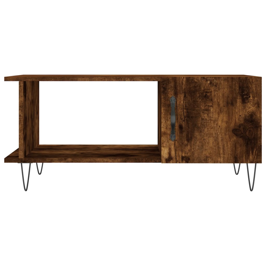 Stolić za kavu boja hrasta 90x50x40 cm konstruirano drvo