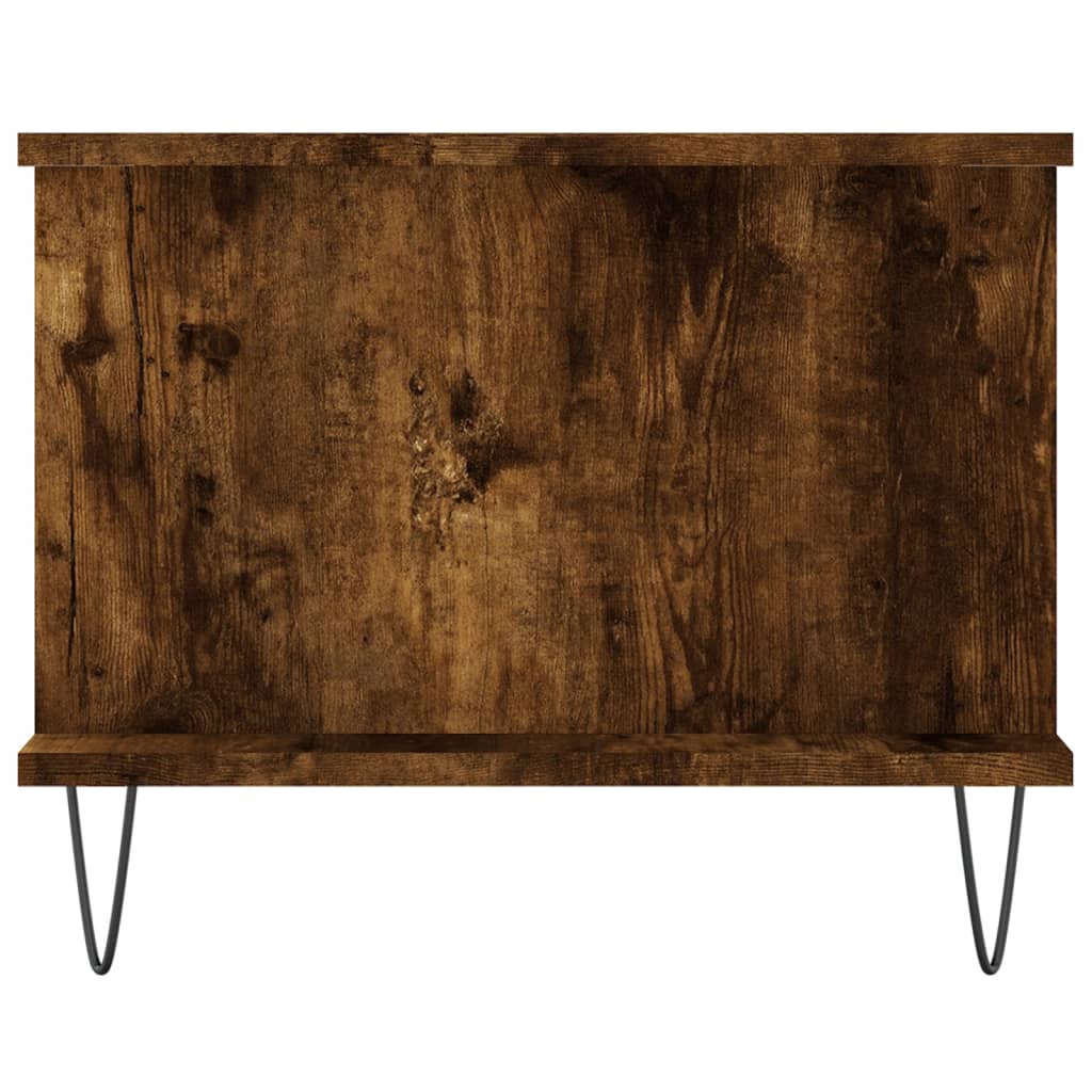 Stolić za kavu boja hrasta 90x50x40 cm konstruirano drvo
