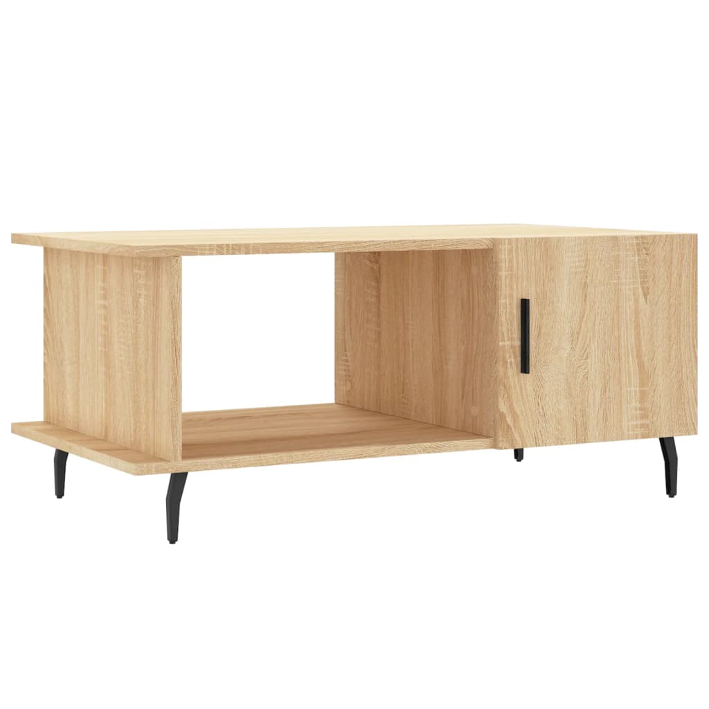 Stolić za kavu boja hrasta 90x50x40 cm konstruirano drvo
