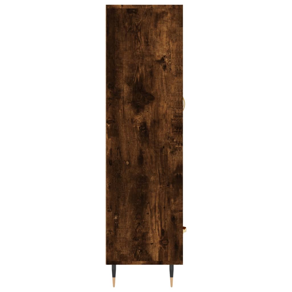 Visoka komoda boja hrasta 69,5 x 31 x 115 cm konstruirano drvo