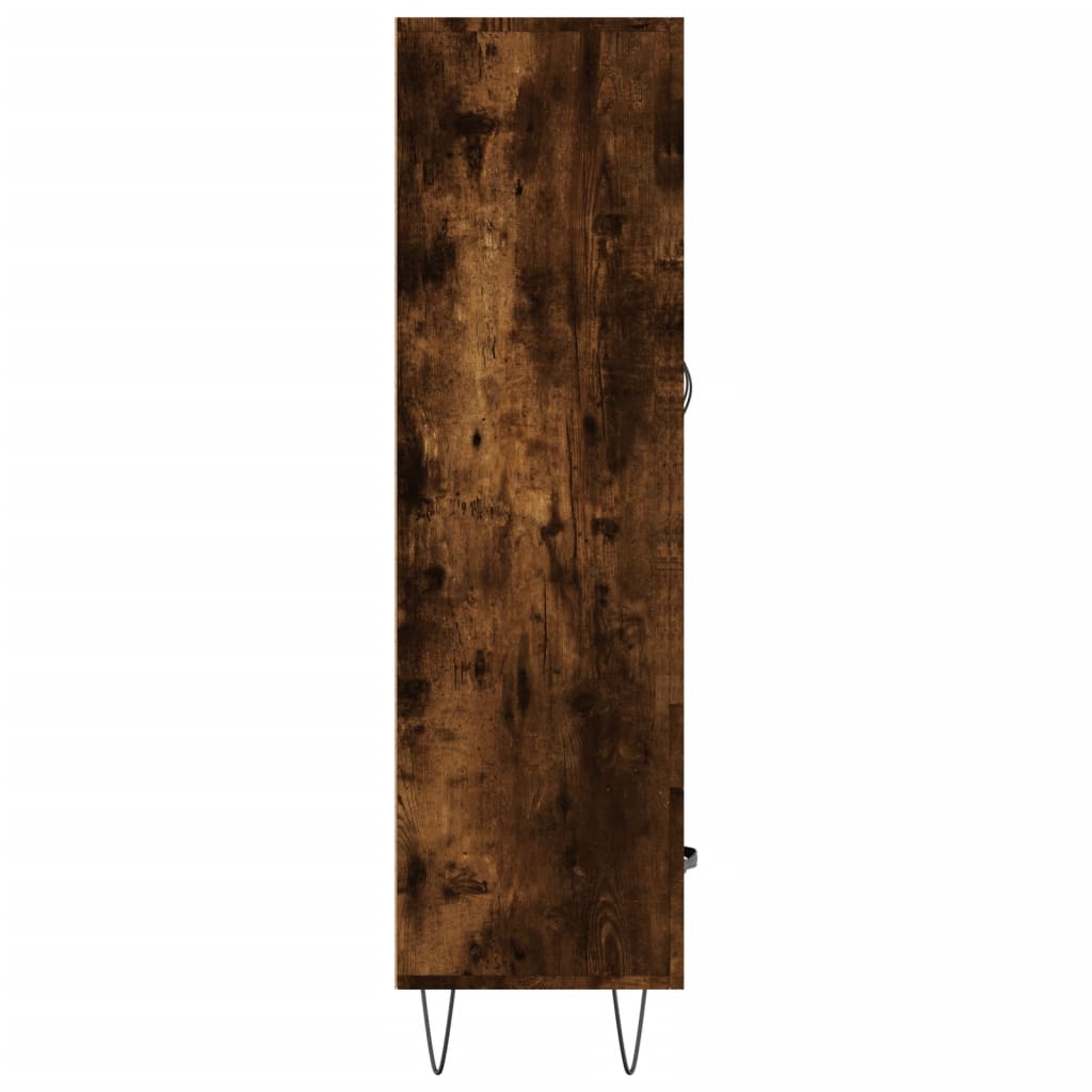 Visoka komoda boja hrasta 69,5 x 31 x 115 cm konstruirano drvo
