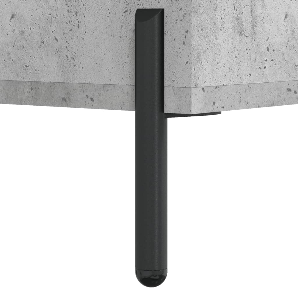 Visoka komoda boja betona 69,5 x 31 x 115 cm konstruirano drvo