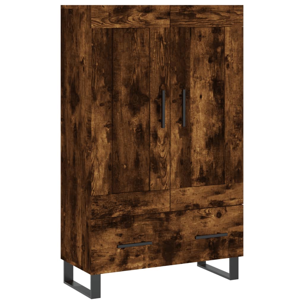 Visoka komoda boja hrasta 69,5 x 31 x 115 cm konstruirano drvo