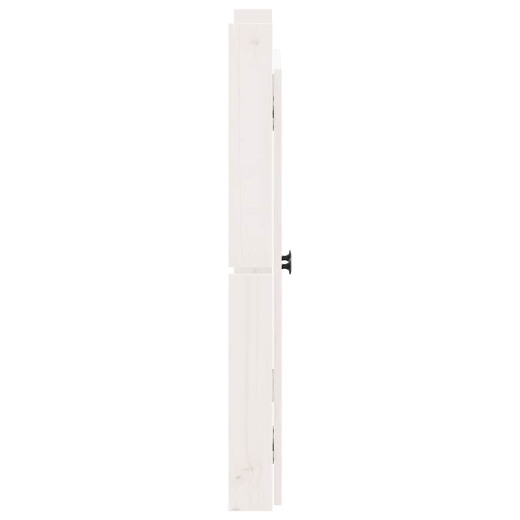 Vanjska kuhinjska vrata MEPPEL 2 kom Bijela 50x9x82cm masivna borovina