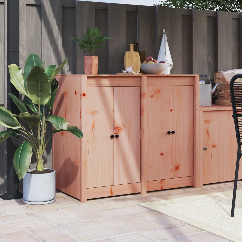 Vanjska kuhinjska vrata MEPPEL 2 kom 50x9x82 cm masivne drva duglazije