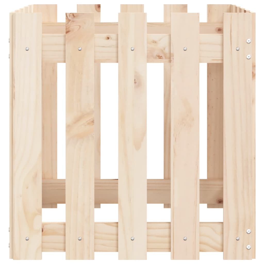Vrtna sadilica s izgledom ograde 50x50x50 cm masivna duglazije