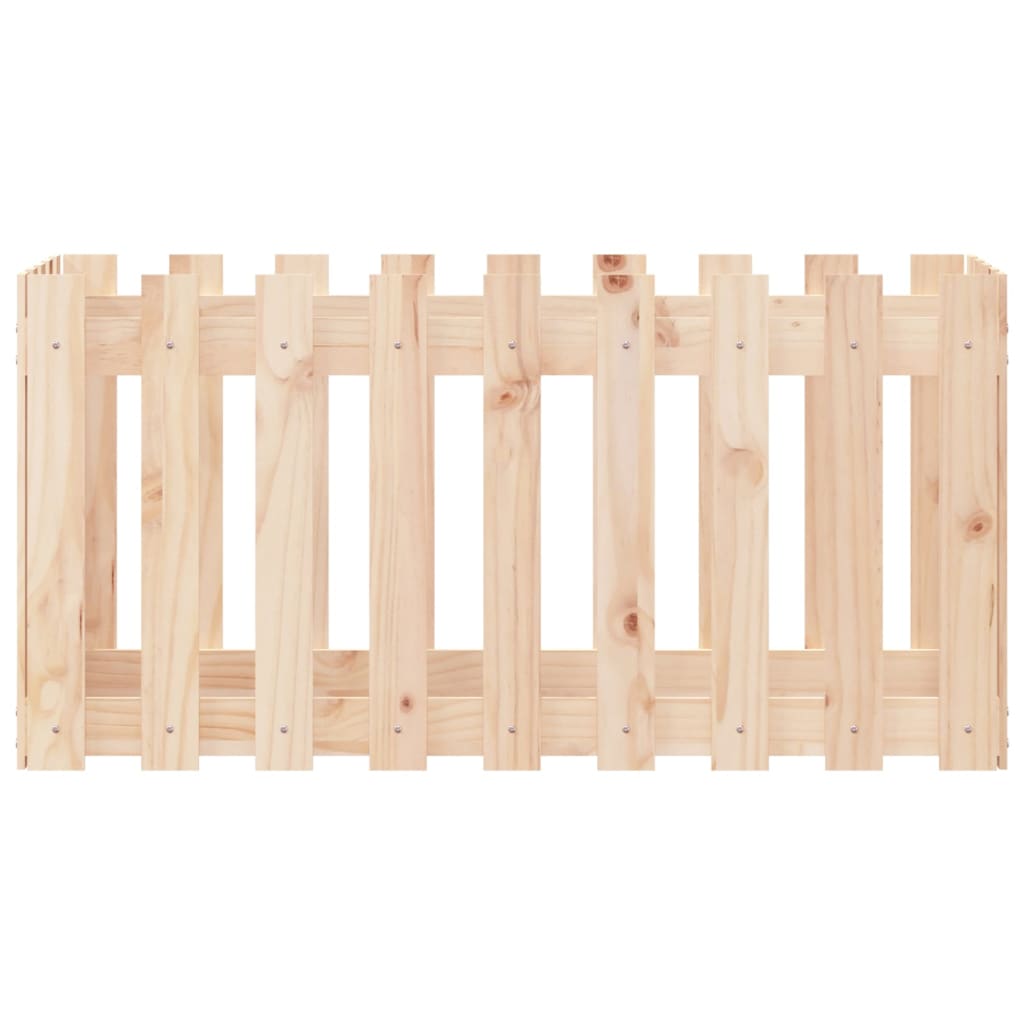 Povišena vrtna gredica 100x30x30 cm od masivne borovine