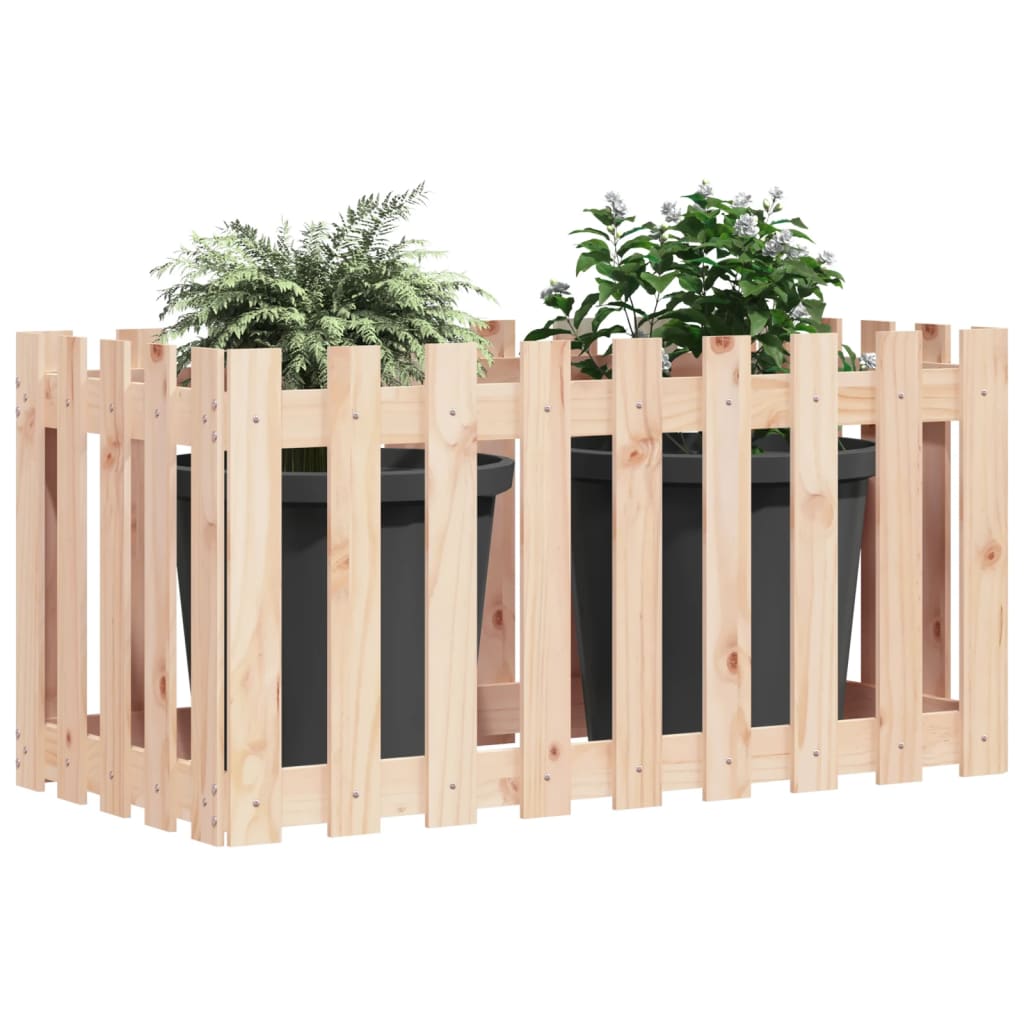 Povišena vrtna gredica 100x50x70 cm od masivne borovine