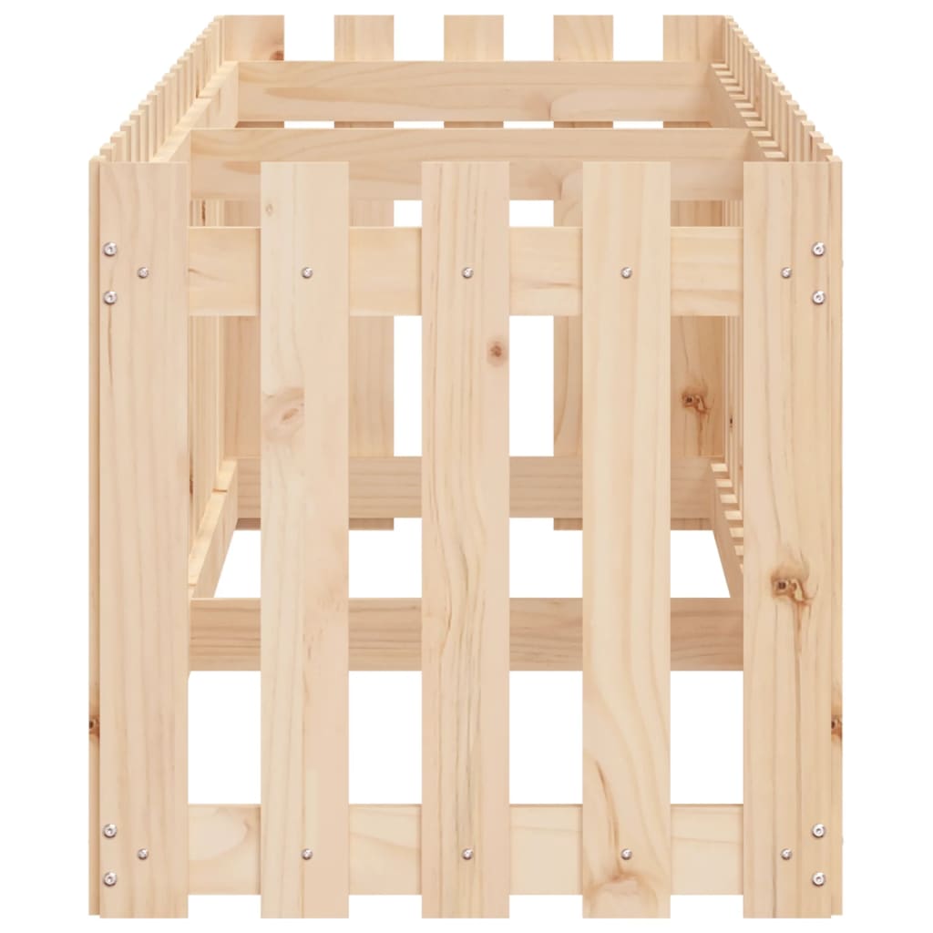 Povišena vrtna gredica 200x30x30 cm od masivne borovine